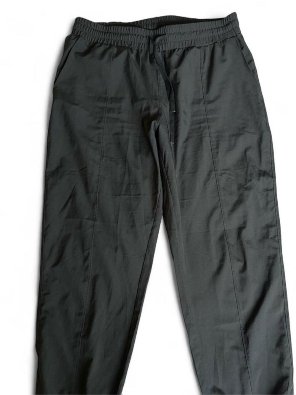 Women’s Black Elastic-Waist Casual Pants